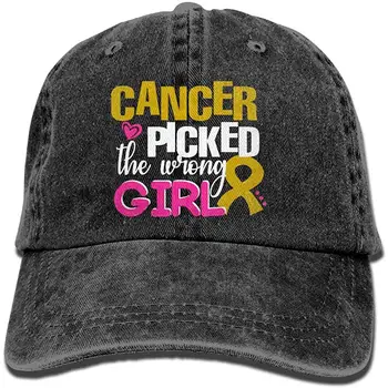 Cancer Picked The Wrong Girl Unisex Washed Jeanet Baseball Cap Sun Cap Adjustable Back Closure Trucker Hat
Cancer Picked The Wrong Girl Unisex Washed Jeanet Baseball Cap Sun Cap Adjustable Back Closure Trucker Hat