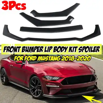 3 Pieces Car Front Bumper Lip Body Kit Spoiler Splitter Deflector Lips Diffuser Guard Protection For Ford For Mustang 2018-2020
3 Pieces Car Front Bumper Lip Body Kit Spoiler Splitter Deflector Lips Diffuser Guard Protection For Ford For Mustang 2018-2020