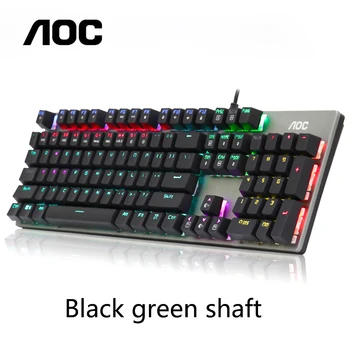 104 Keys Metal Gaming Mechanical RGB Backlight Ergonomic Home Office Universal Wired Keyboard Computer Accessories Anti Ghosting
104 Keys Metal Gaming Mechanical RGB Backlight Ergonomic Home Office Universal Wired Keyboard Computer Accessories Anti Ghosting