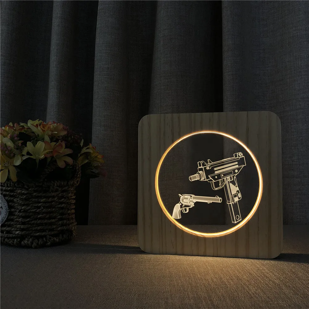 3D LED Arylic Wooden Night Lamp Table Light Switch Control Carving Lamp for Children's Room Decorate
3D LED Arylic Wooden Night Lamp Table Light Switch Control Carving Lamp for Children's Room Decorate