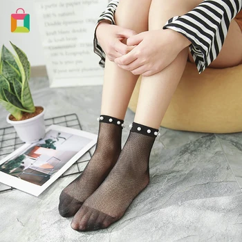 Ladies Pearl Fishnet Socks Bowknot Black Fishnet Socks Hollow Harajuku Style Thin Sexy Glittery
Ladies Pearl Fishnet Socks Bowknot Black Fishnet Socks Hollow Harajuku Style Thin Sexy Glittery
