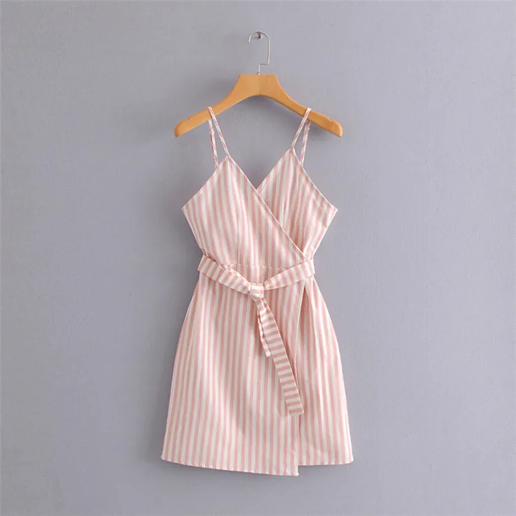 2019 Europe And America Spring New Style Women's Dress Versitile Fashion Slim Fit Slimming Backless Stripes Strapped Dress
2019 Europe And America Spring New Style Women's Dress Versitile Fashion Slim Fit Slimming Backless Stripes Strapped Dress