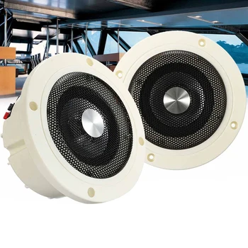 1 Pair Waterproof Marine Stereo Audio Speakers Wall Mount Ceiling Speakers Indoor Outdoor Music Player for Boat ATV UTV
1 Pair Waterproof Marine Stereo Audio Speakers Wall Mount Ceiling Speakers Indoor Outdoor Music Player for Boat ATV UTV
