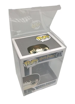 Ruitroliker 10Pcs Protector Case Clear Plastic Protection Case Compatible for Funko Pop 4 inch Vinyl Figures