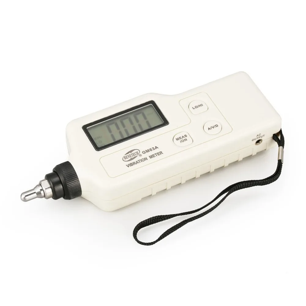 GM63A Portable Digital Vibration Meter Handheld Vibrometer Tester Device Measure Vibration Analyzer Gauge
GM63A Portable Digital Vibration Meter Handheld Vibrometer Tester Device Measure Vibration Analyzer Gauge