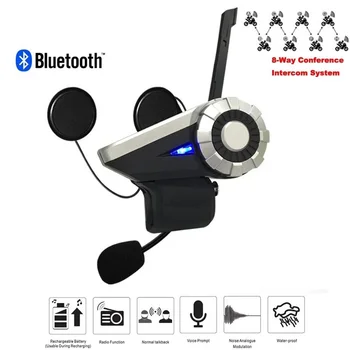1500M Motorcycle Group Talk System BT Interphone FM Radio Bluetooth Helmet Intercom Headset+ Remote Control
1500M Motorcycle Group Talk System BT Interphone FM Radio Bluetooth Helmet Intercom Headset+ Remote Control