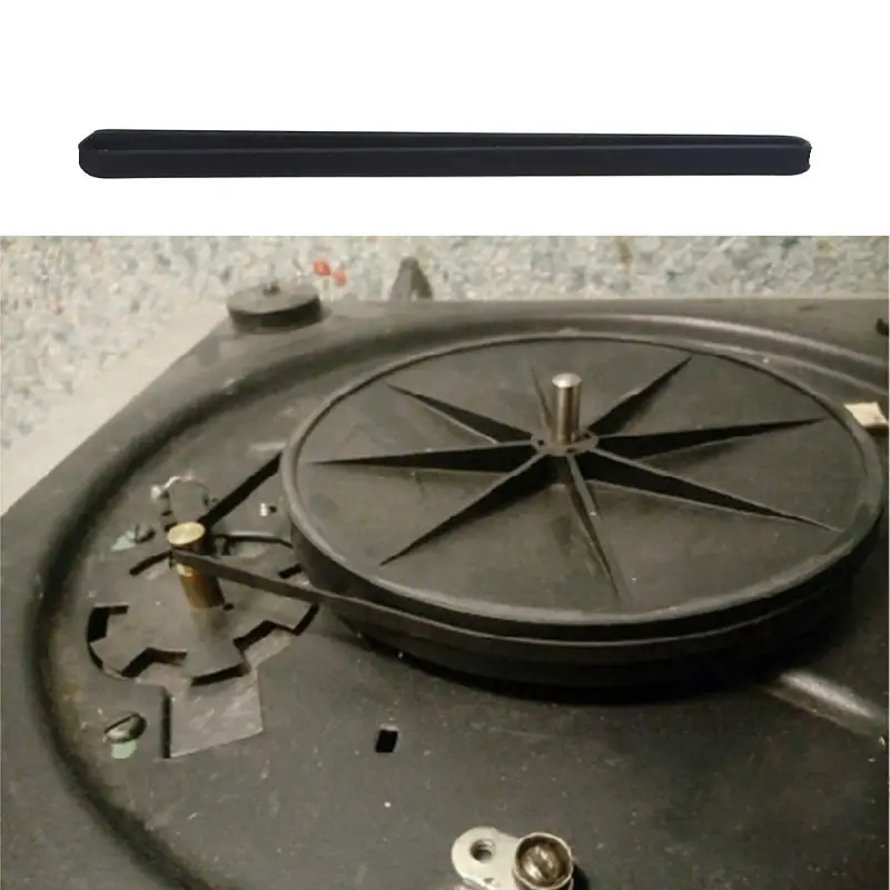 2PCS 5mm Turntable Belt Rubber for Gramophone Rubber  Black 