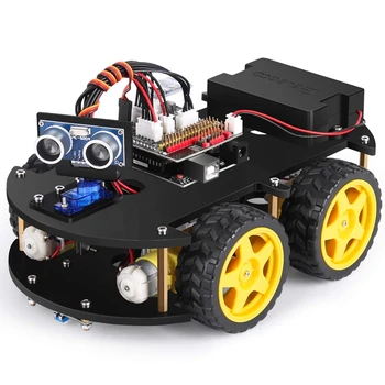for UNO R3 Project Smart Robot Car Kit Ultrasonic Sensor IR Remote Control Module Etc. Intelligent and Educational Toy Car Robot
for UNO R3 Project Smart Robot Car Kit Ultrasonic Sensor IR Remote Control Module Etc. Intelligent and Educational Toy Car Robot