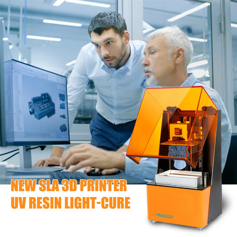 DAZZLE L120 Basic 3D Printer UV Resin High Resolution 2k LCD High Printing Speed 3D Printers For Dental Clinic Jewelry Casting
DAZZLE L120 Basic 3D Printer UV Resin High Resolution 2k LCD High Printing Speed 3D Printers For Dental Clinic Jewelry Casting