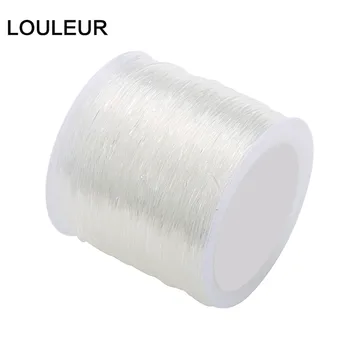 Louleur 60yards Clear Crystal Tec Stretch Beading Cord Elastic Thread Jewelry String Craft Tring Necklace Bracelet Making Supply 
Louleur 60yards Clear Crystal Tec Stretch Beading Cord Elastic Thread Jewelry String Craft Tring Necklace Bracelet Making Supply