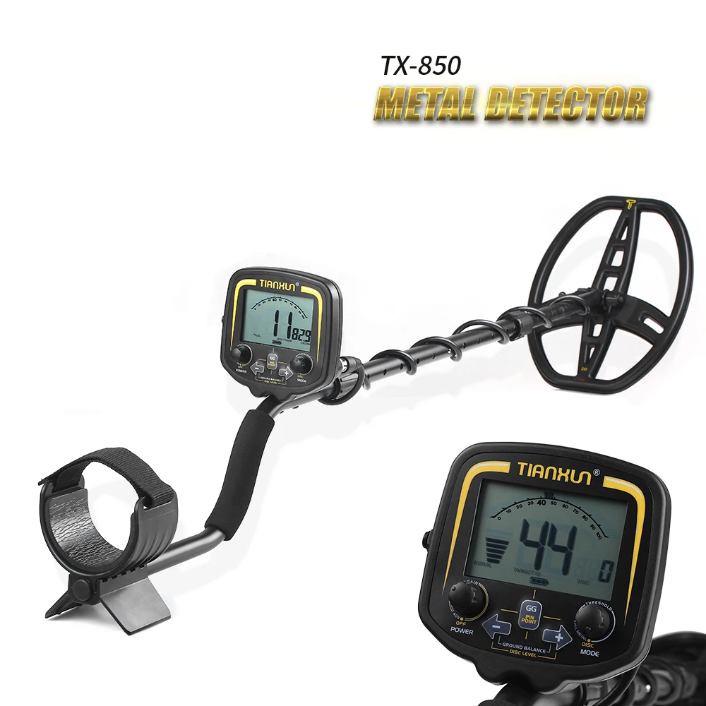 TIANXUN TX-850 High Sensitivity Metal Detector Portable Depth Underground Gold Hunter Finder with LCD Display
TIANXUN TX-850 High Sensitivity Metal Detector Portable Depth Underground Gold Hunter Finder with LCD Display