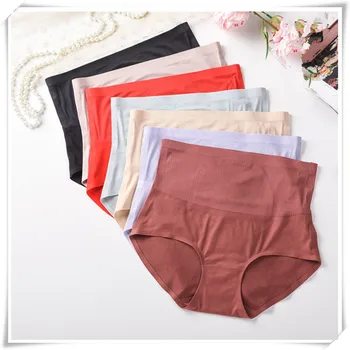 Sexy high waist women's cotton underwear briefs cotton crotch women's seamless underwear hip waist underwear 
Sexy high waist women's cotton underwear briefs cotton crotch women's seamless underwear hip waist underwear