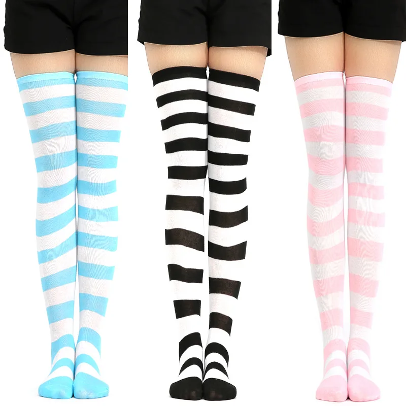 VODOF European and American Trend Rainbow Stripes long Paragraph large Size long Tube Was Thin Over The Knee legs ladies Socks
VODOF European and American Trend Rainbow Stripes long Paragraph large Size long Tube Was Thin Over The Knee legs ladies Socks