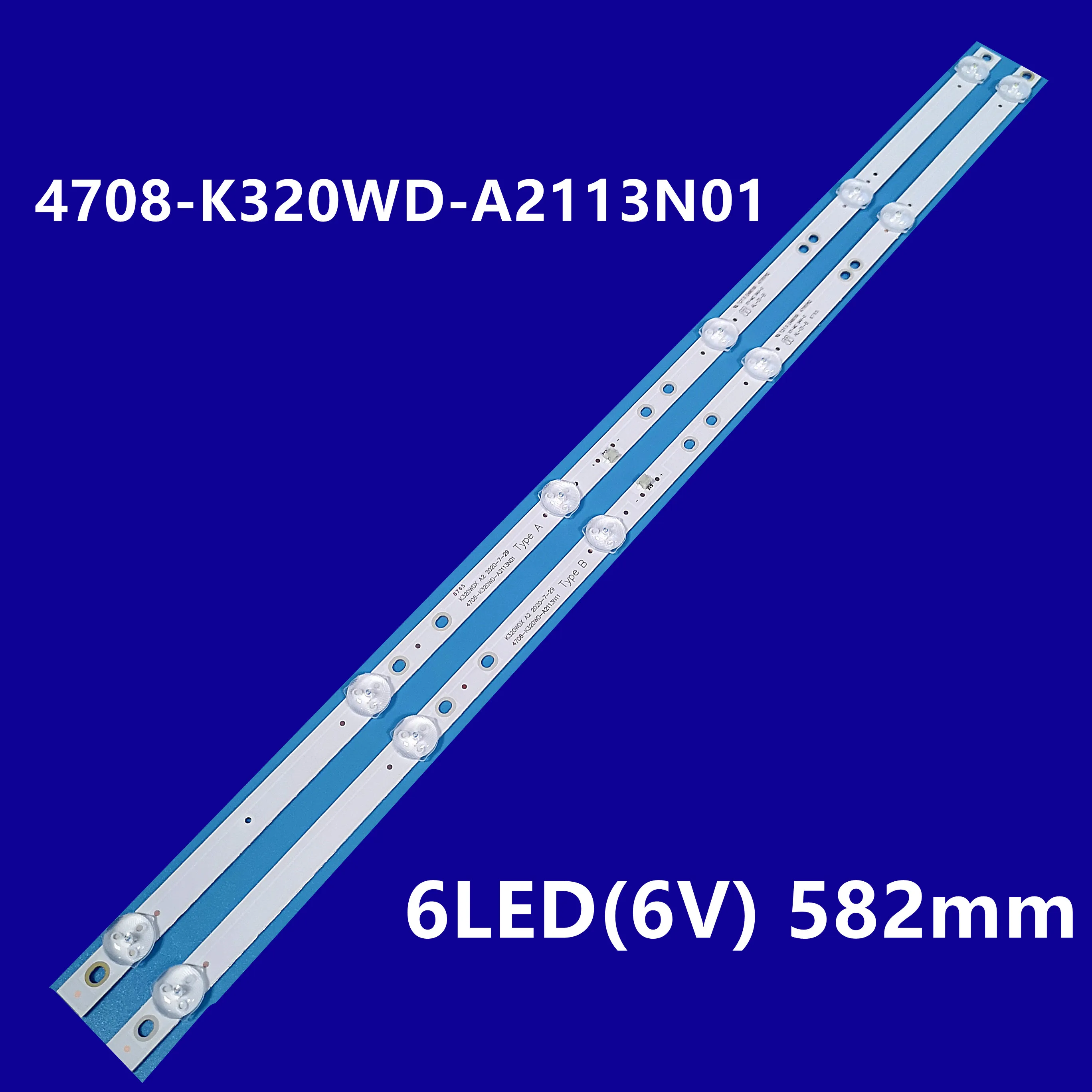 10 шт./лот Светодиодная лента для подсветки PANASONIC TX-32FR250K Sharp 2T-C32ACSA K320WDX A1 A2