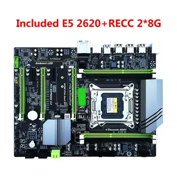 X79T Mainboard Desktop Computer Motherboard LGA2011 E5 2620 CPU 2x8GB=16GB 1600MHz DDR3 ECC Memory
X79T Mainboard Desktop Computer Motherboard LGA2011 E5 2620 CPU 2x8GB=16GB 1600MHz DDR3 ECC Memory