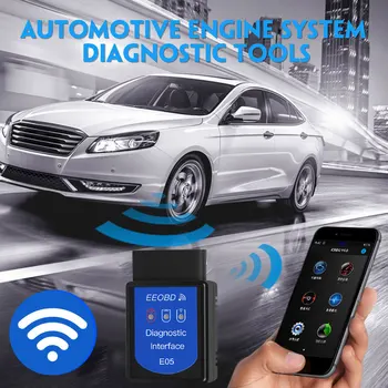OBD ELM327 WIFI OBD2 OBDII CAN BUS Check Engine Car Auto Diagnostic Scanner Tool Interface Adapter For Android PC
OBD ELM327 WIFI OBD2 OBDII CAN BUS Check Engine Car Auto Diagnostic Scanner Tool Interface Adapter For Android PC