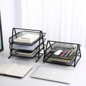 New Metal Wire Mesh Document File Tray File Rack Shelf Multi-Layer Storage Frame Desktop File Storage Office A4 Paper Organizer
New Metal Wire Mesh Document File Tray File Rack Shelf Multi-Layer Storage Frame Desktop File Storage Office A4 Paper Organizer
