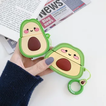 Cartoon New 3D avocado Pattern For Apple Airpods 1 2 Pros Case Earphone Protective Cover with Hook
Cartoon New 3D avocado Pattern For Apple Airpods 1 2 Pros Case Earphone Protective Cover with Hook