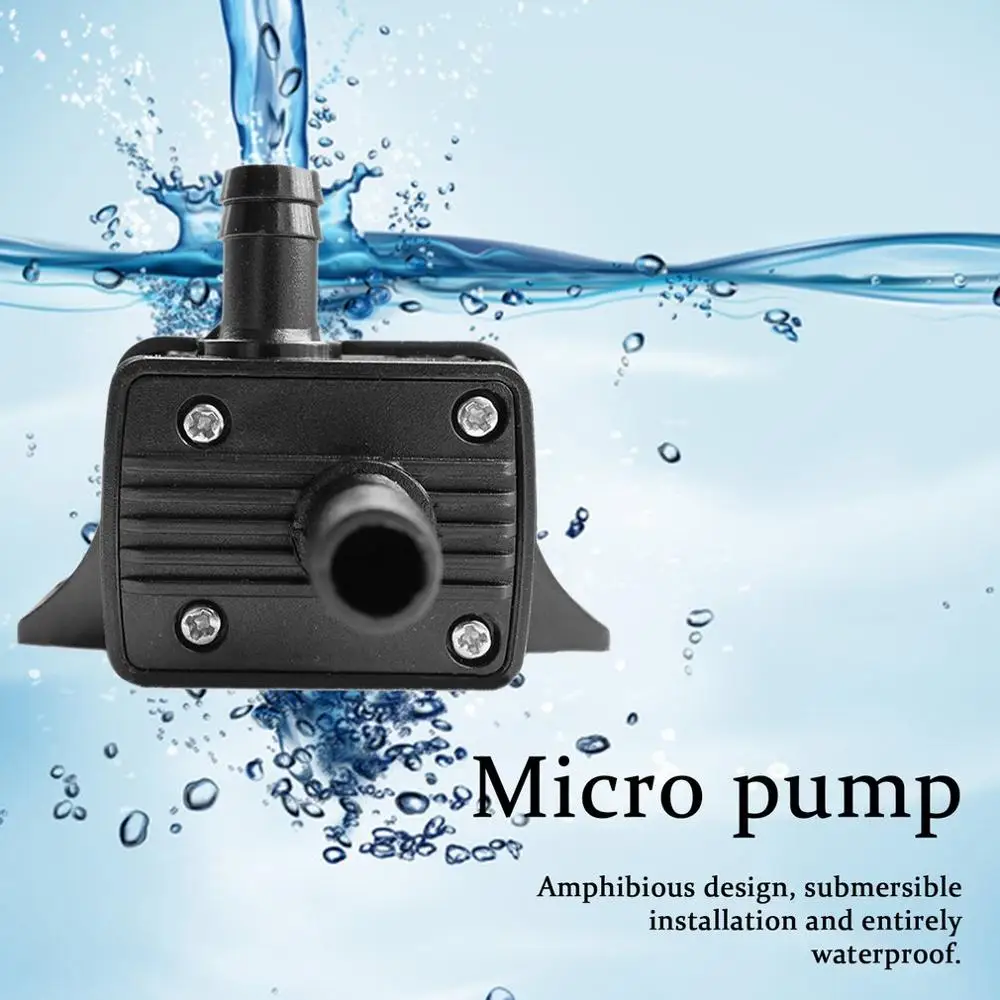 High PerformanceDC 12V 4.2W 240L/H Flow Rate CPU Cooling Car Brushless Water Pump Waterproof Brushless Pump
High PerformanceDC 12V 4.2W 240L/H Flow Rate CPU Cooling Car Brushless Water Pump Waterproof Brushless Pump