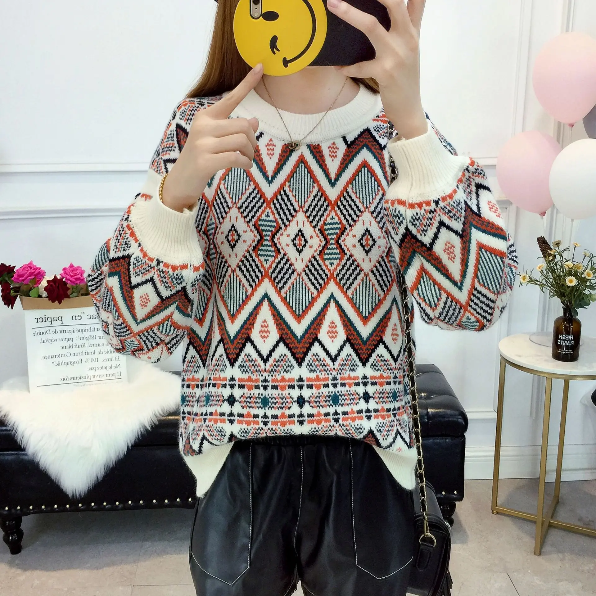 Autumn And Winter New Style WOMEN'S Long-sleeved Pullover Sweater Students Loose-Fit Sweater Short Base Shirt WOMEN'S Coat Tops
Autumn And Winter New Style WOMEN'S Long-sleeved Pullover Sweater Students Loose-Fit Sweater Short Base Shirt WOMEN'S Coat Tops