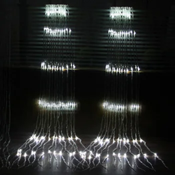 3M x 3M 320 Bulbs LED Rainfall Lights Christmas Waterfall Curtain Lights Outdoor Garland Lights Decoration For Wedding Holiday
3M x 3M 320 Bulbs LED Rainfall Lights Christmas Waterfall Curtain Lights Outdoor Garland Lights Decoration For Wedding Holiday