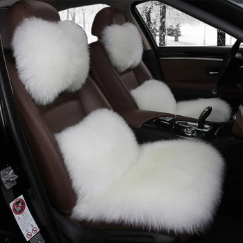 AUTOYOUTH Car Seat Cover with Australian Pure Wool Car Seat Cushion Sheep Winter Warm Plush with Fur Headrest, Back Holder
AUTOYOUTH Car Seat Cover with Australian Pure Wool Car Seat Cushion Sheep Winter Warm Plush with Fur Headrest, Back Holder