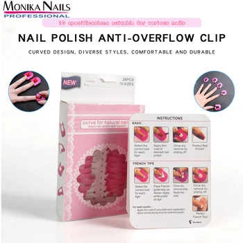 Manicure Set Gel Overflow clamp Beauty 26pcs Nail overflow clip Model Prevent Edge Polish Glue Preven Portable DIY Nail Art Tool
Manicure Set Gel Overflow clamp Beauty 26pcs Nail overflow clip Model Prevent Edge Polish Glue Preven Portable DIY Nail Art Tool