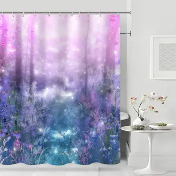 Modern fantasy Cartoon Shower Curtain Bath Curtains Bathroom Bathtub Waterproof Polyester Bathing Cover Extra With 12pcs Hooks 
Modern fantasy Cartoon Shower Curtain Bath Curtains Bathroom Bathtub Waterproof Polyester Bathing Cover Extra With 12pcs Hooks