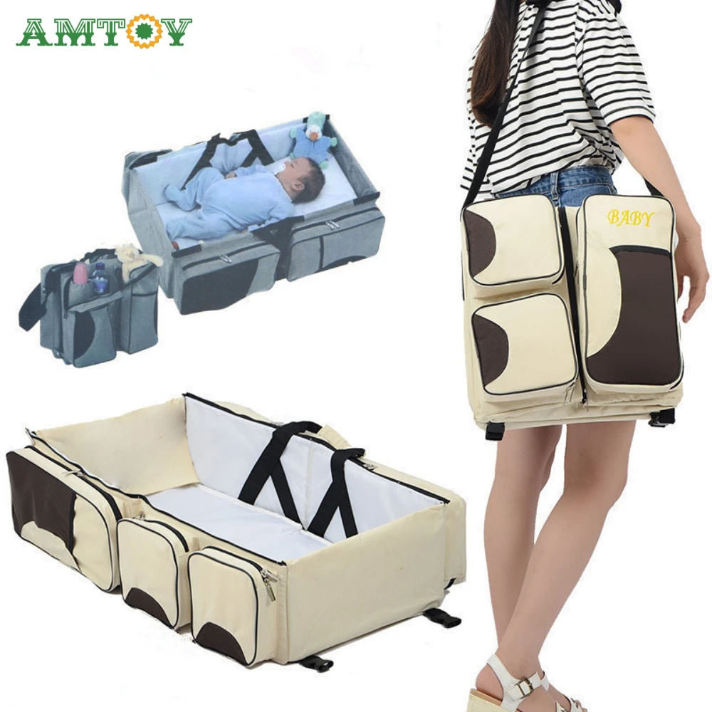 Multifunction Large Capacity Pre-design Baby Diaper Bag Mummy Backpack Travel Messenger Fold Bed Waterproof Stylish For Stroller
Multifunction Large Capacity Pre-design Baby Diaper Bag Mummy Backpack Travel Messenger Fold Bed Waterproof Stylish For Stroller