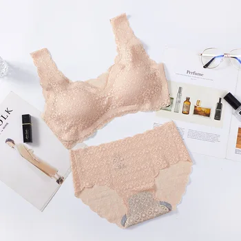 Lace Underwear Suit Solid Seamless Summer Vest No Steel Ring Gathered Comfortable Sleep Bra
Lace Underwear Suit Solid Seamless Summer Vest No Steel Ring Gathered Comfortable Sleep Bra