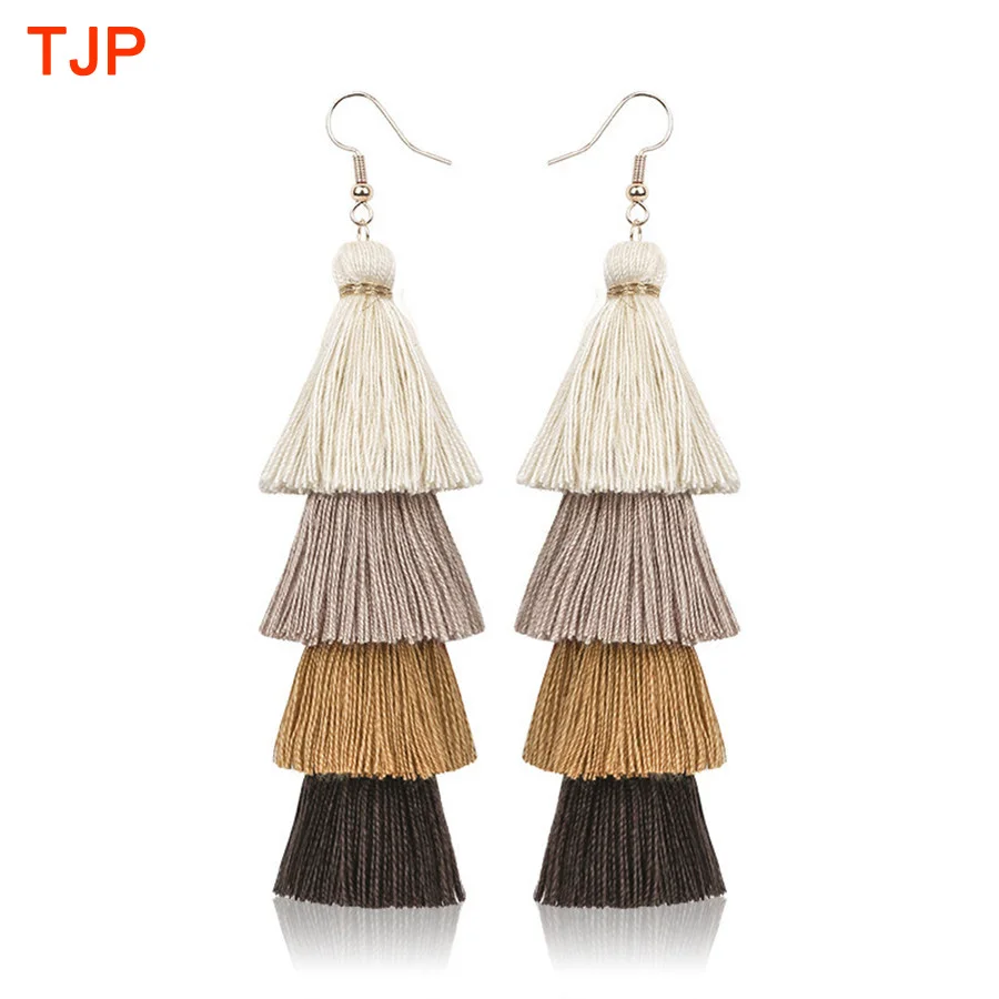 2019 New Ethnic Long Multi-layer Tassel Earrings for Women Retro Bohemian Earring Tree Shape Dangle Drop Earrings Party Jewelry
2019 New Ethnic Long Multi-layer Tassel Earrings for Women Retro Bohemian Earring Tree Shape Dangle Drop Earrings Party Jewelry