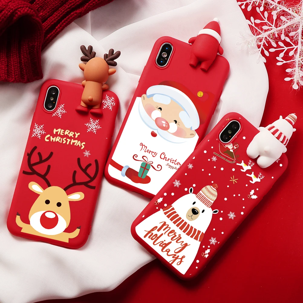 Merry Christmas Soft TPU Matte Cartoon Phone Cases For One Plus 5T 6T 6 7 Case For OnePlus 7 Back Cover Deer Snowman Santa Claus
Merry Christmas Soft TPU Matte Cartoon Phone Cases For One Plus 5T 6T 6 7 Case For OnePlus 7 Back Cover Deer Snowman Santa Claus