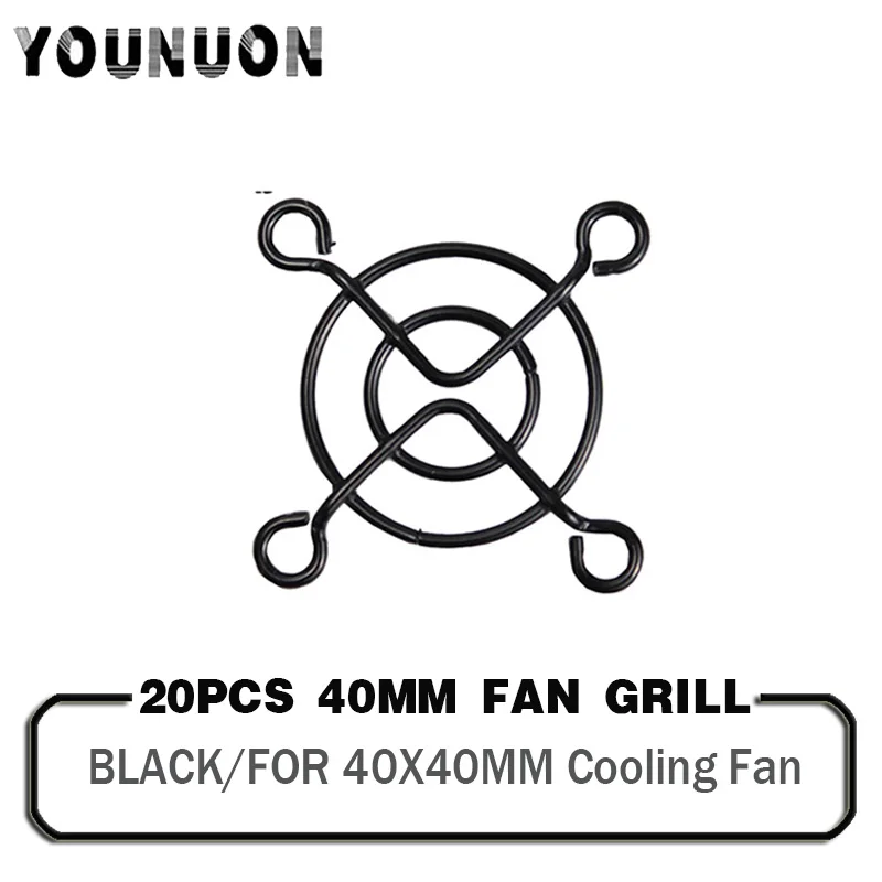 20 Pieces 40mm Black Fan Grills Metal Fan Guard Protective Grill for 4cm 40mm Cooling Cooler Fan
20 Pieces 40mm Black Fan Grills Metal Fan Guard Protective Grill for 4cm 40mm Cooling Cooler Fan
