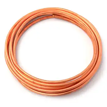1/4 Inch Red Copper coil 1/2/3/4/5/7/10/20m R410A Air Conditioning Soft Brass Copper Tube Pipe Coil 99.9% T2 Copper DIY Cooling 
1/4 Inch Red Copper coil 1/2/3/4/5/7/10/20m R410A Air Conditioning Soft Brass Copper Tube Pipe Coil 99.9% T2 Copper DIY Cooling