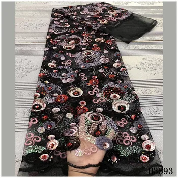 Black African lace fabric 2020 high quality French Net lace fabric Sequins Embroidery Tulle lace Sequin Mesh fabric HJ3593
Black African lace fabric 2020 high quality French Net lace fabric Sequins Embroidery Tulle lace Sequin Mesh fabric HJ3593