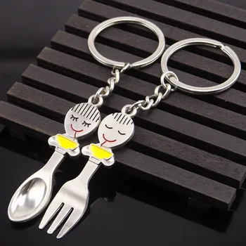 FREE SHIPPING BY DHL 200 pairs/lot Wholesale Metal Fork and Spoon Couple Keychains Cutlery Keyrings for Lovers Gifts
FREE SHIPPING BY DHL 200 pairs/lot Wholesale Metal Fork and Spoon Couple Keychains Cutlery Keyrings for Lovers Gifts