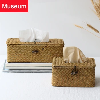 Mu Shan Straw Plaited Article Tissue Box Restaurant Originality Tissue Box Napkin Canister Tissue Set Take Carton Roll Of Paper
Mu Shan Straw Plaited Article Tissue Box Restaurant Originality Tissue Box Napkin Canister Tissue Set Take Carton Roll Of Paper