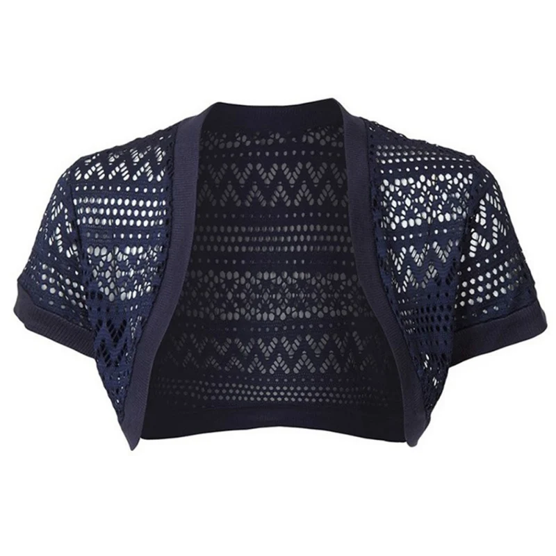 2019 New Summer Fashion Hollow Out Shawl Cardigan Jacket Women Plus Size Casual Solid Color Short-sleeved Cardigan Short Coat
2019 New Summer Fashion Hollow Out Shawl Cardigan Jacket Women Plus Size Casual Solid Color Short-sleeved Cardigan Short Coat
