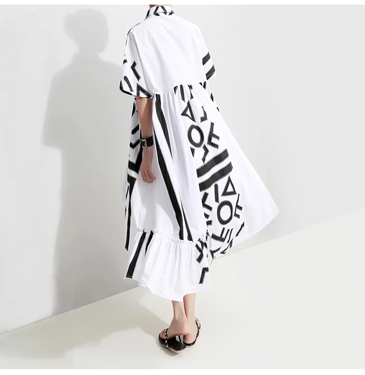 Moda con stampa geometrica donna Plus Size Moda con stampa geometrica donna Plus Size