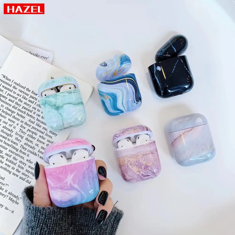Earphone Case For Airpods 1 2 Case Luxury Marble Hard Headphone Case Protective Cover Accessories for Apple Airpods Charging Box
Earphone Case For Airpods 1 2 Case Luxury Marble Hard Headphone Case Protective Cover Accessories for Apple Airpods Charging Box