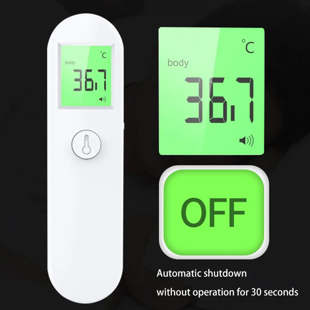 Non-contact Human Body Thermometer Three-color Screen Accurate Fast And Durable Practical Thermometer
Non-contact Human Body Thermometer Three-color Screen Accurate Fast And Durable Practical Thermometer