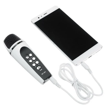 Smartphone Mini Karaoke 4 Modes PC Wireless Voice Changing Microphone Singing Handheld Cellphone Sound For IPhone For Android
Smartphone Mini Karaoke 4 Modes PC Wireless Voice Changing Microphone Singing Handheld Cellphone Sound For IPhone For Android