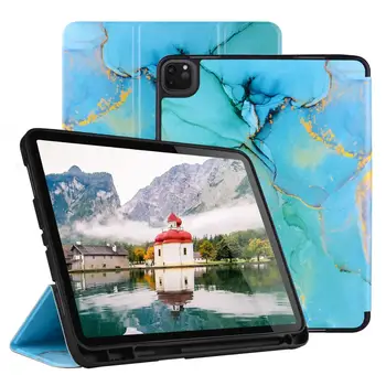Green Blue Marble Protective Case for iPad Pro 11" 2020/2018 Abstract Leaf Soft Silicone Back Cover with Charging Pencil Holder
Green Blue Marble Protective Case for iPad Pro 11" 2020/2018 Abstract Leaf Soft Silicone Back Cover with Charging Pencil Holder