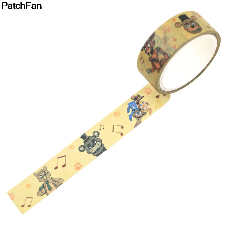 Patchfan bears DIY Scrapbooking Sticky Adhesive washi Paper Masking Tape Printed Patterns stickers decals A2597
Patchfan bears DIY Scrapbooking Sticky Adhesive washi Paper Masking Tape Printed Patterns stickers decals A2597