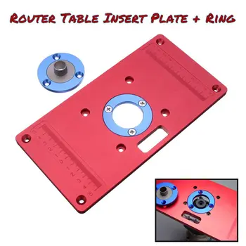 Universal Aluminum Router Table Insert Plate Ring For Woodworking Bench Trimmer Woodworking Benches Power Tools Part 235x120x8mm
Universal Aluminum Router Table Insert Plate Ring For Woodworking Bench Trimmer Woodworking Benches Power Tools Part 235x120x8mm