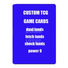 BL Dual Fetch Shock Lands Filter Unstable Guru Unhinged Beta Lands Power 9 German Black Core Paper TOP Quality Proxy Play Cards
BL Dual Fetch Shock Lands Filter Unstable Guru Unhinged Beta Lands Power 9 German Black Core Paper TOP Quality Proxy Play Cards