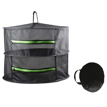 1 Pc 2-layers Folding Round Drying Net Multi-Function Fruit and Vegetable Drying Fish Clothes Basket Dryer Storage Bag with Zipp
1 Pc 2-layers Folding Round Drying Net Multi-Function Fruit and Vegetable Drying Fish Clothes Basket Dryer Storage Bag with Zipp