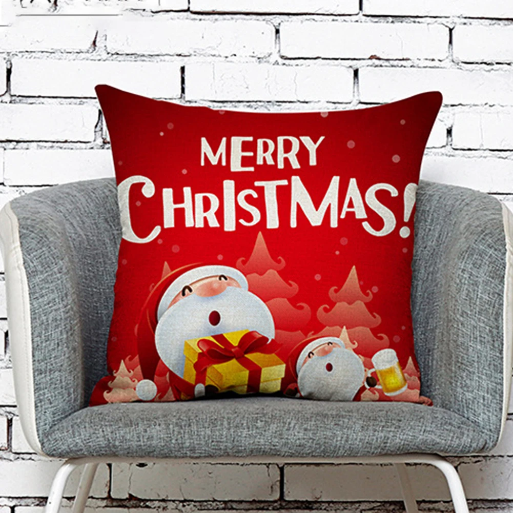 santa claus christmas pillowcase christmas decor for home