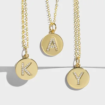 Fashion Initial 26 Letters CZ Pendant Necklace For Women Girls DIY Alphabet Name Cubic Zirconia Necklace Charm Jewelry Gift
Fashion Initial 26 Letters CZ Pendant Necklace For Women Girls DIY Alphabet Name Cubic Zirconia Necklace Charm Jewelry Gift