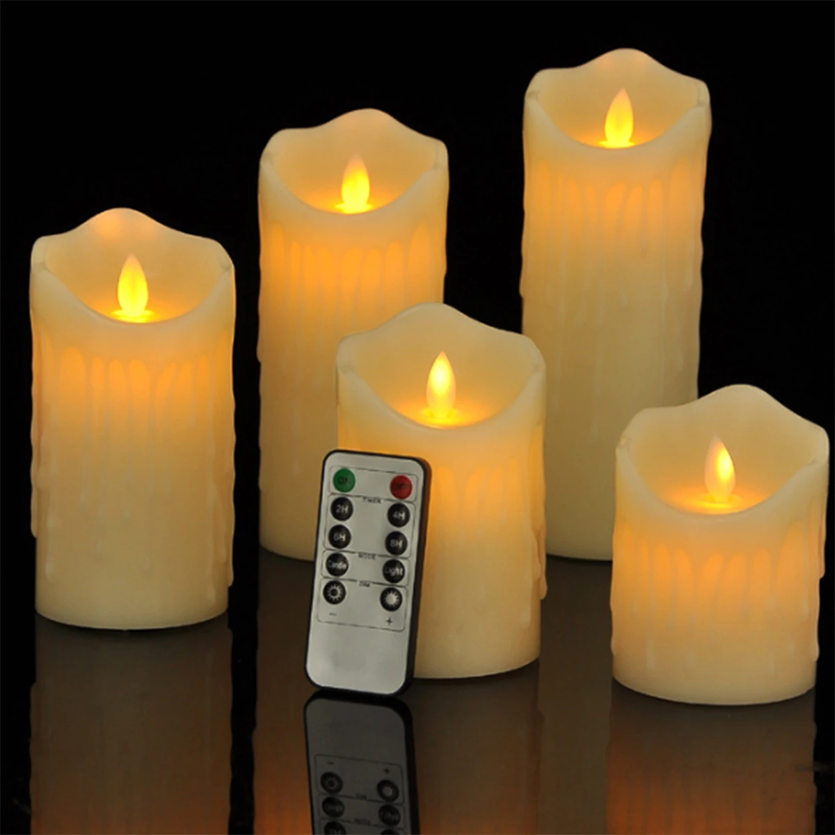 Faroot Electronic Candle with Remote Control, Flameless Battery Operated LED Candle for Wedding
Faroot Electronic Candle with Remote Control, Flameless Battery Operated LED Candle for Wedding